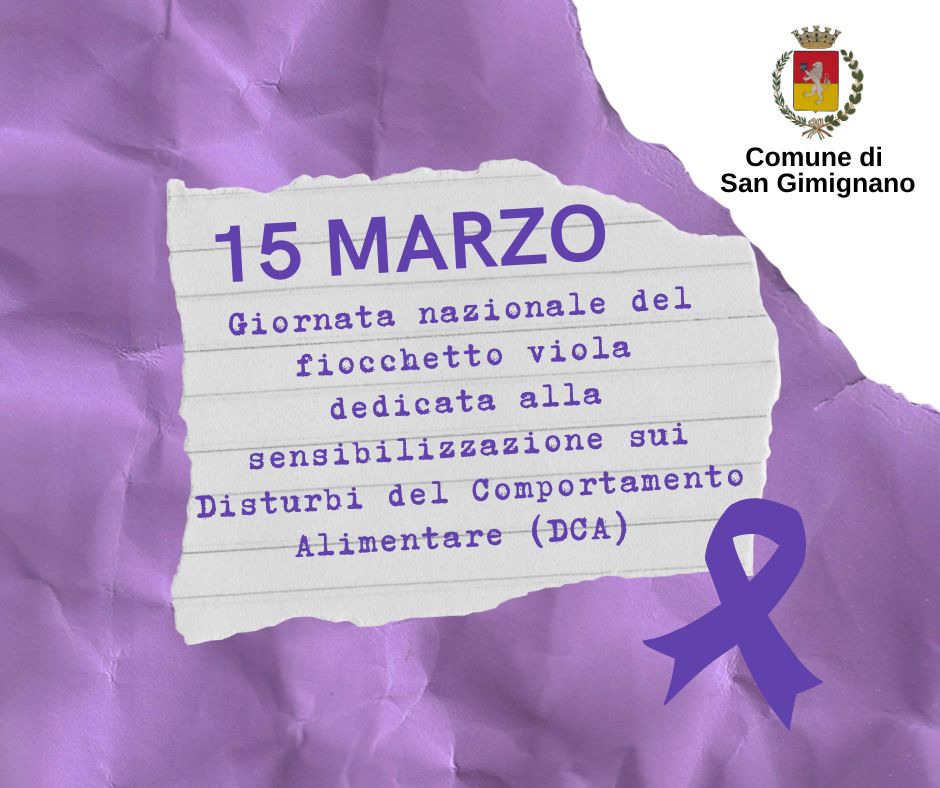 15 marzo - Giornata Nazionale del Fiocchetto Lilla 