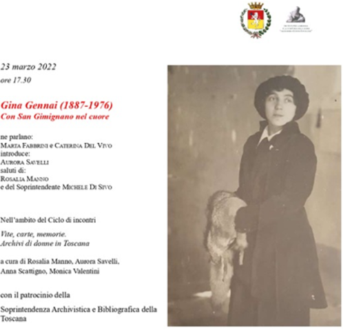 Gina Gennai (1887-1976). Con San Gimignano nel cuore