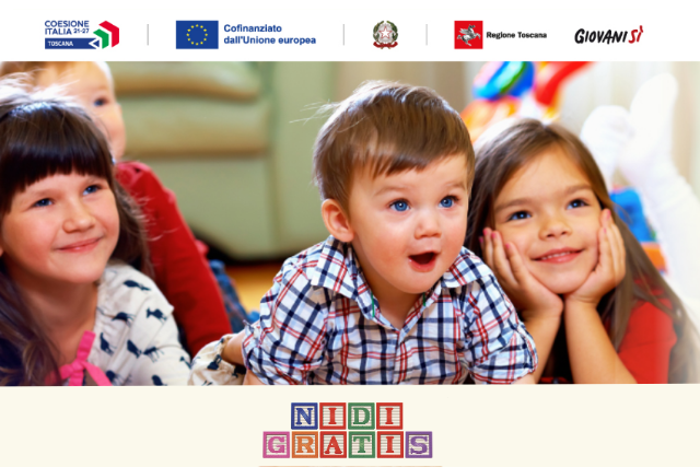 NIDI GRATIS - Avviso manifestazione di interesse per adesione alla misura regionale per il sostegno alla frequenza dei servizi educativi per la prima infanzia per l'anno 2024/2025